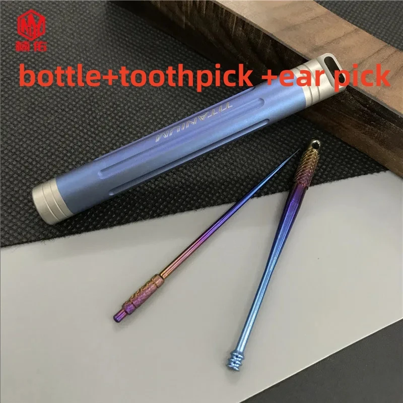 

Водонепроницаемый контейнер для зубочисток из титана