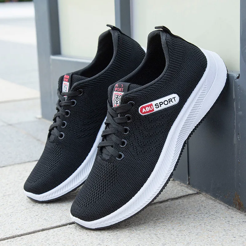 Men Soft Bottom Casual Sneakers Mesh Breathable Anti Slip Male Running Shoes Unisex Lightweight Jogging Shoes for Men Promotiom