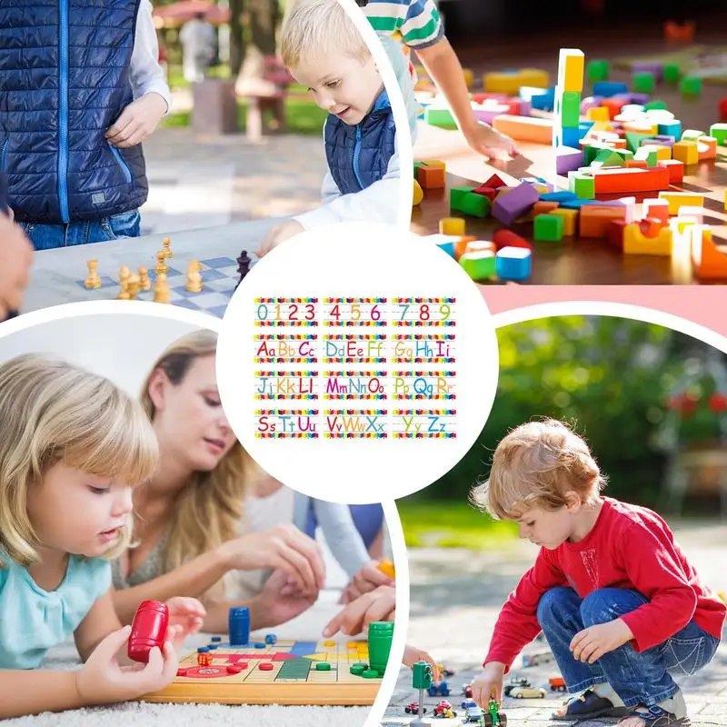 26 наклеек на стену с английскими буквами стены для малышей наклейки и цифрами