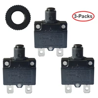 3 pcs kuoyuh circuit breaker switch 88 series 3a 5a 6a 8a 10a 12a 15a 16a 18a 20a 25a resettable thermal motor protection