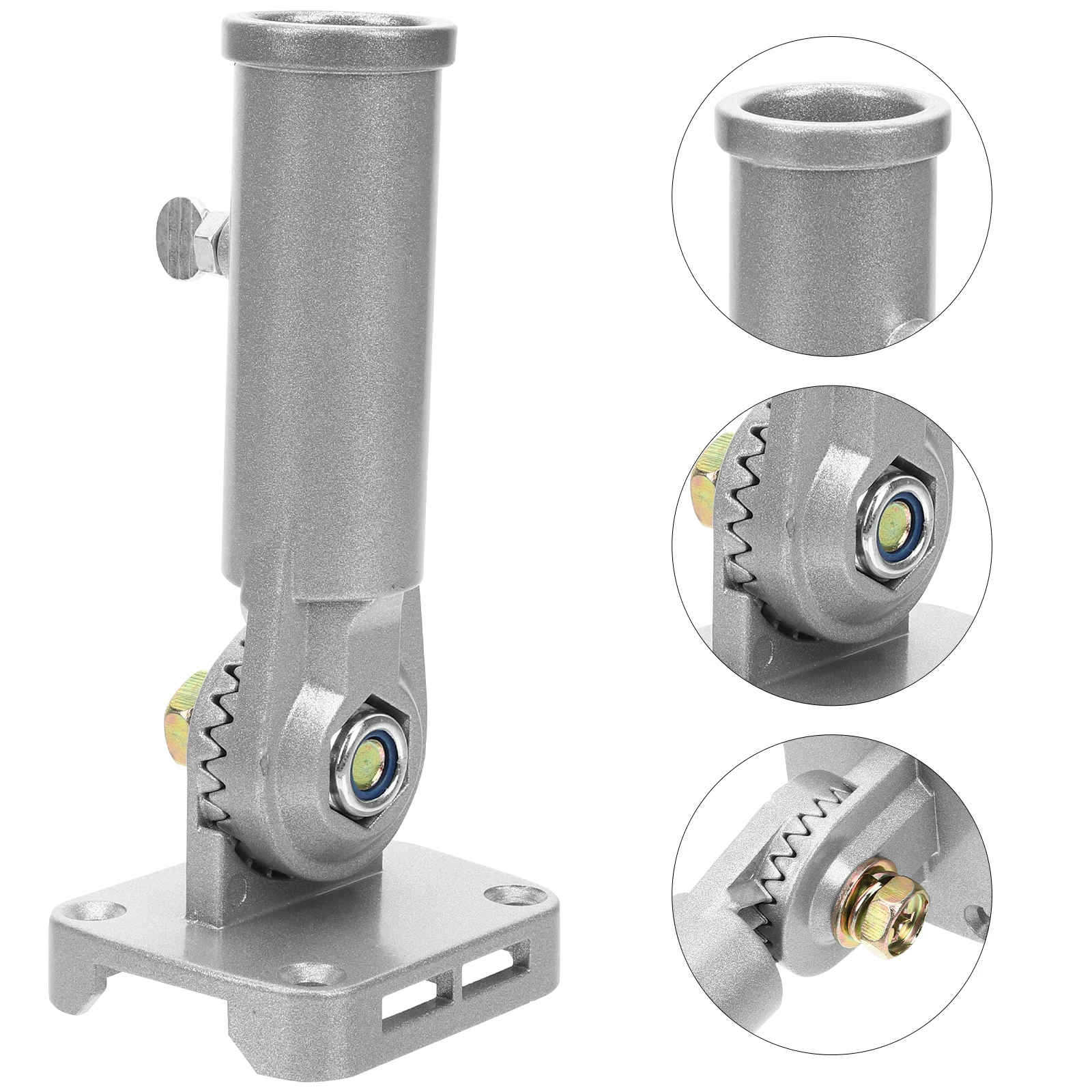 

Flagpole Bracket Iron Flagstaff Base Mounting Stand Fixing Accessory Holder Outdoor