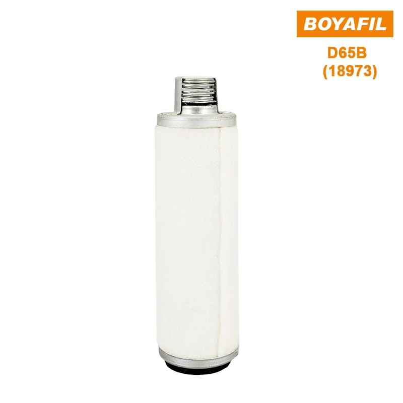 

Boyafil 2pcs/Set 18973 Oil Mist Separator Replacement Vacuum Pump D65B Cylindrical Air Compressor Exhaust Filter Element