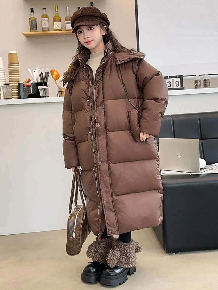 Зимняя одежда для женщин и детей старшего возраста пуховик 2024 новинка корейский