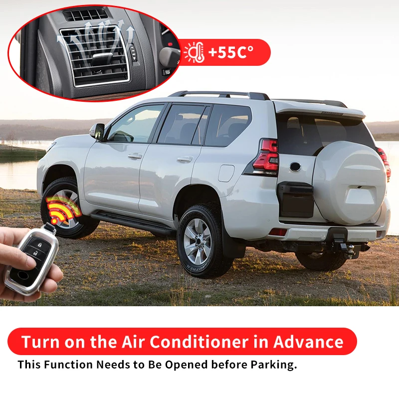 Стартер с Дистанционным Ключом для Toyota Land Cruiser Prado 150 2010-2024 2023 модернизированные