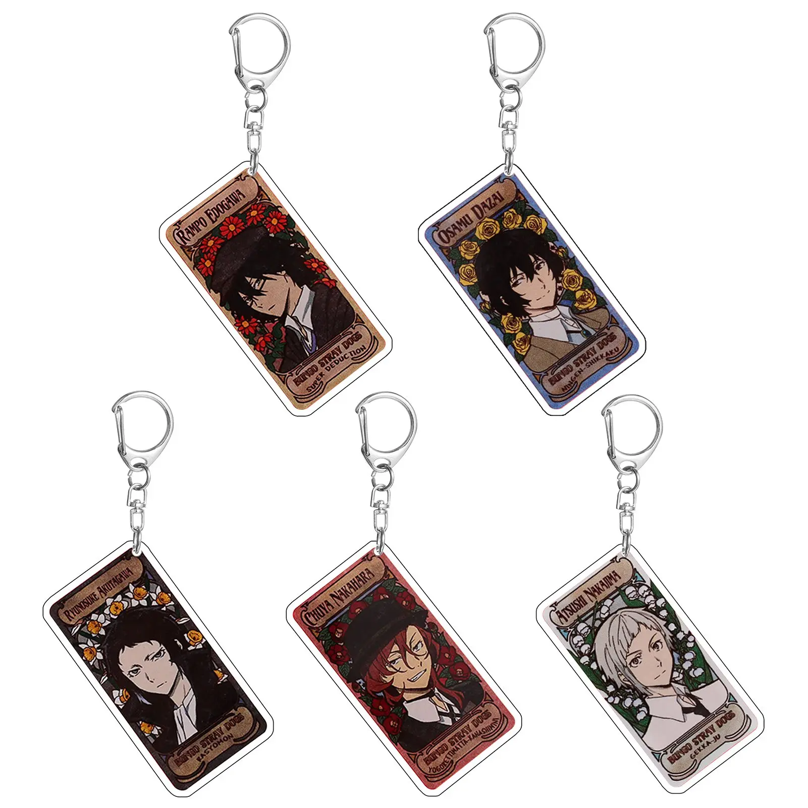 Брелок для ключей из аниме дакимакура акриловый мини-брелок с изображением