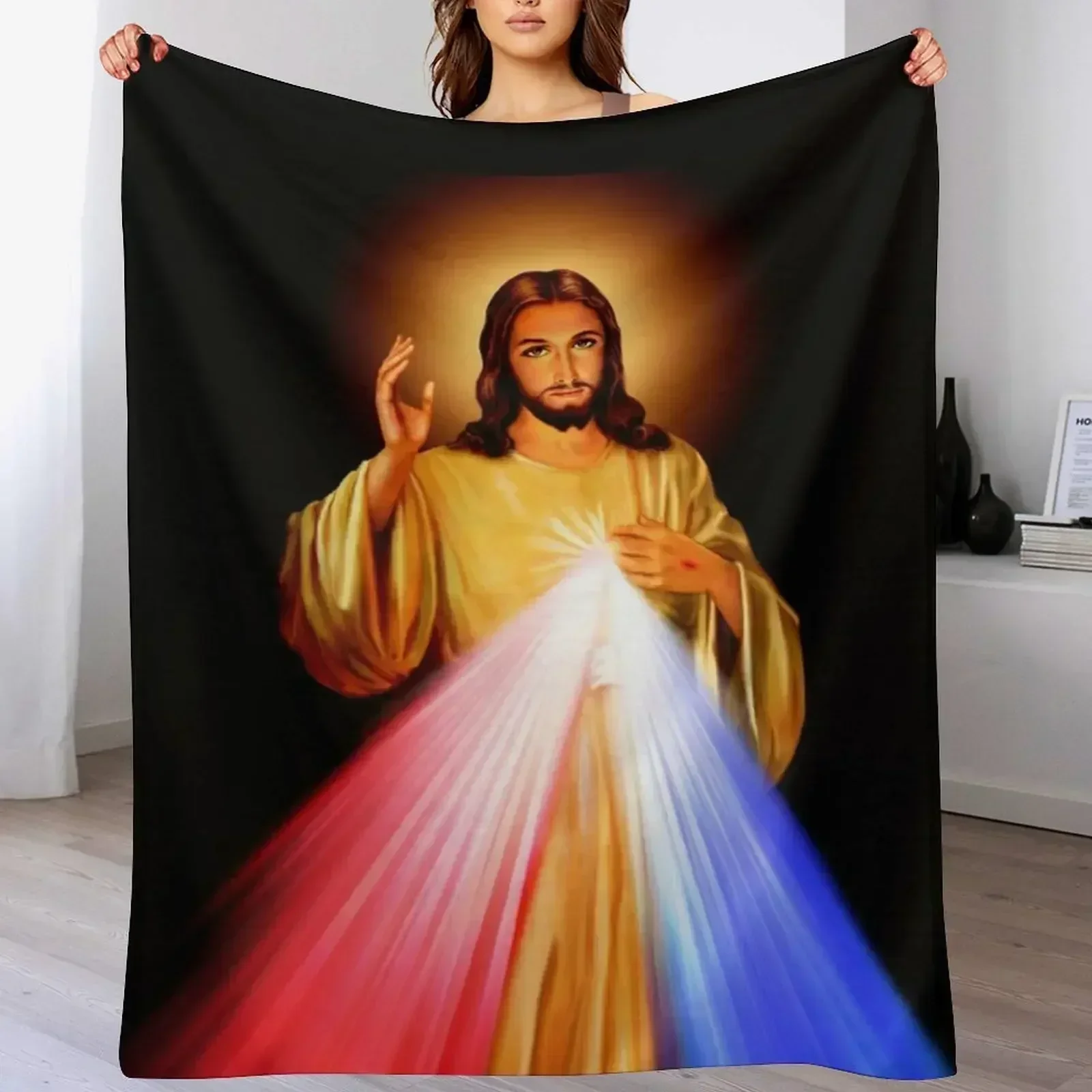 Божественная милосердия Иисус я доверя в тебя Saint Faustina Divine Mercy плед дорожные