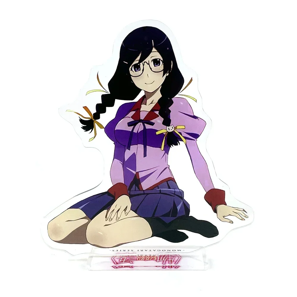 Monogatari серия персонажей Oshino Shinobu Tsubasa Hanekawa акриловая подставка фигурка модель держатель тарелки торт топпер аниме (art.: 3920cbdfdaa60) - 3920cbdfdaa60