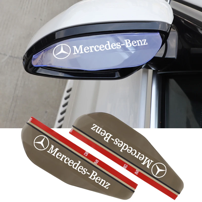 2 шт. автомобильное зеркало заднего вида непромокаемая наклейка на козырек для