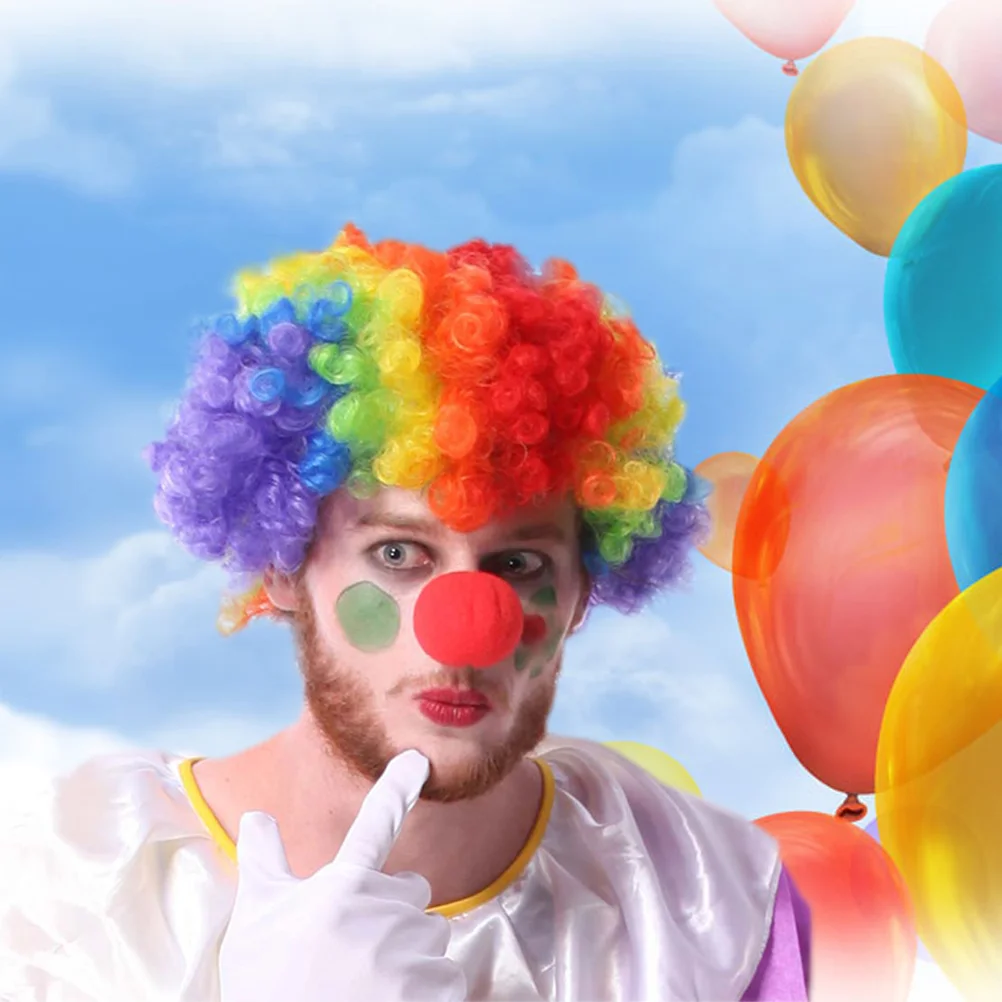 

Clowndress Hair Nose Afroadults Pennywise Orangecarnival Costume Cosplay Red Rainbow Crazy Wigskids Fancy