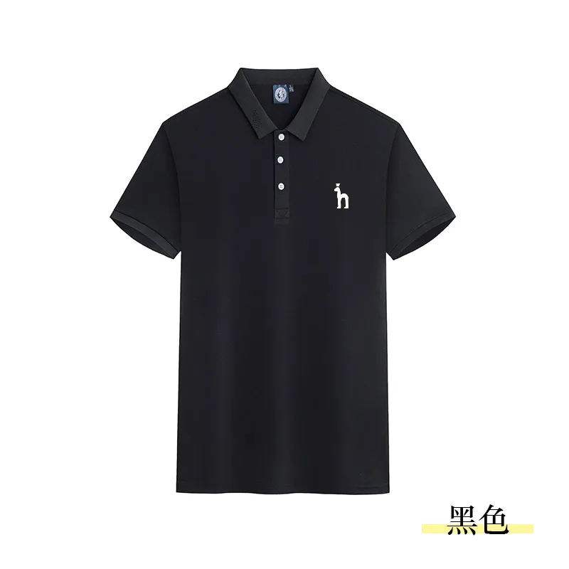 Brand Embroidery Logo Men Shirts Short Sleeve Tops Tees 2023 New Summer Men's T-Shirt Fashion Casual Business POLO Shirt