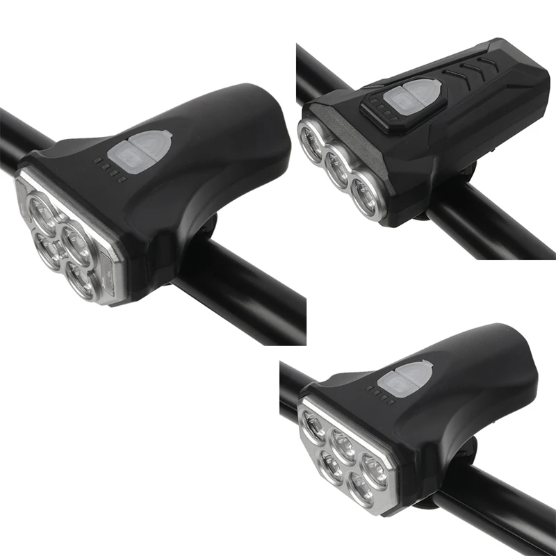 

Фсветильник велосипедный Аккумуляторный с зарядкой от USB, 1200 лм, 200 мАч