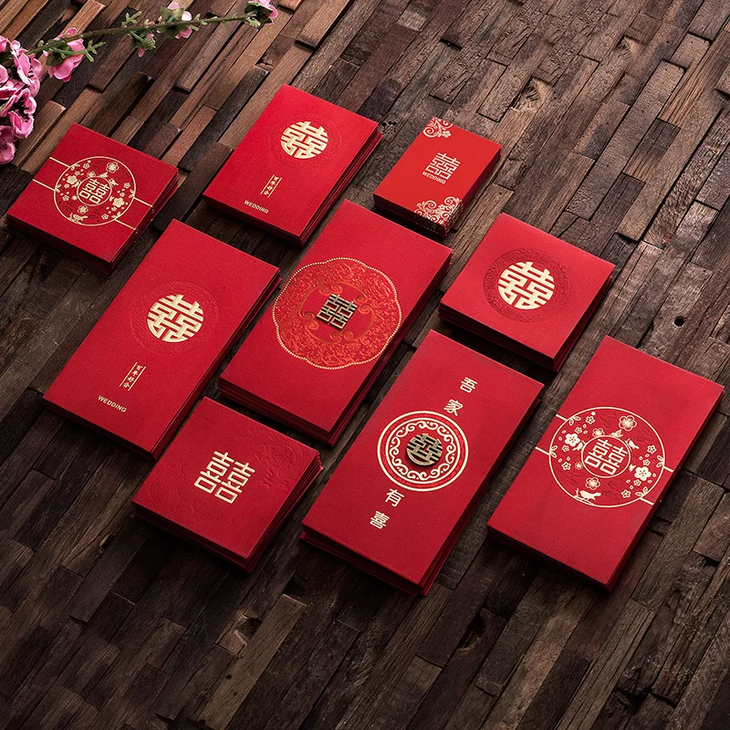 

Свадебные красные конверты, большие, средние и маленькие тысячи юаней прибыли, запечатанные поставки, десять тысяч юаней, маленькие