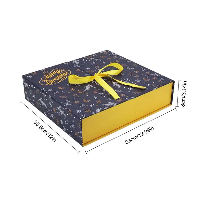 Заполняемый обратный отсчет с подарочными упаковочными коробками двойная