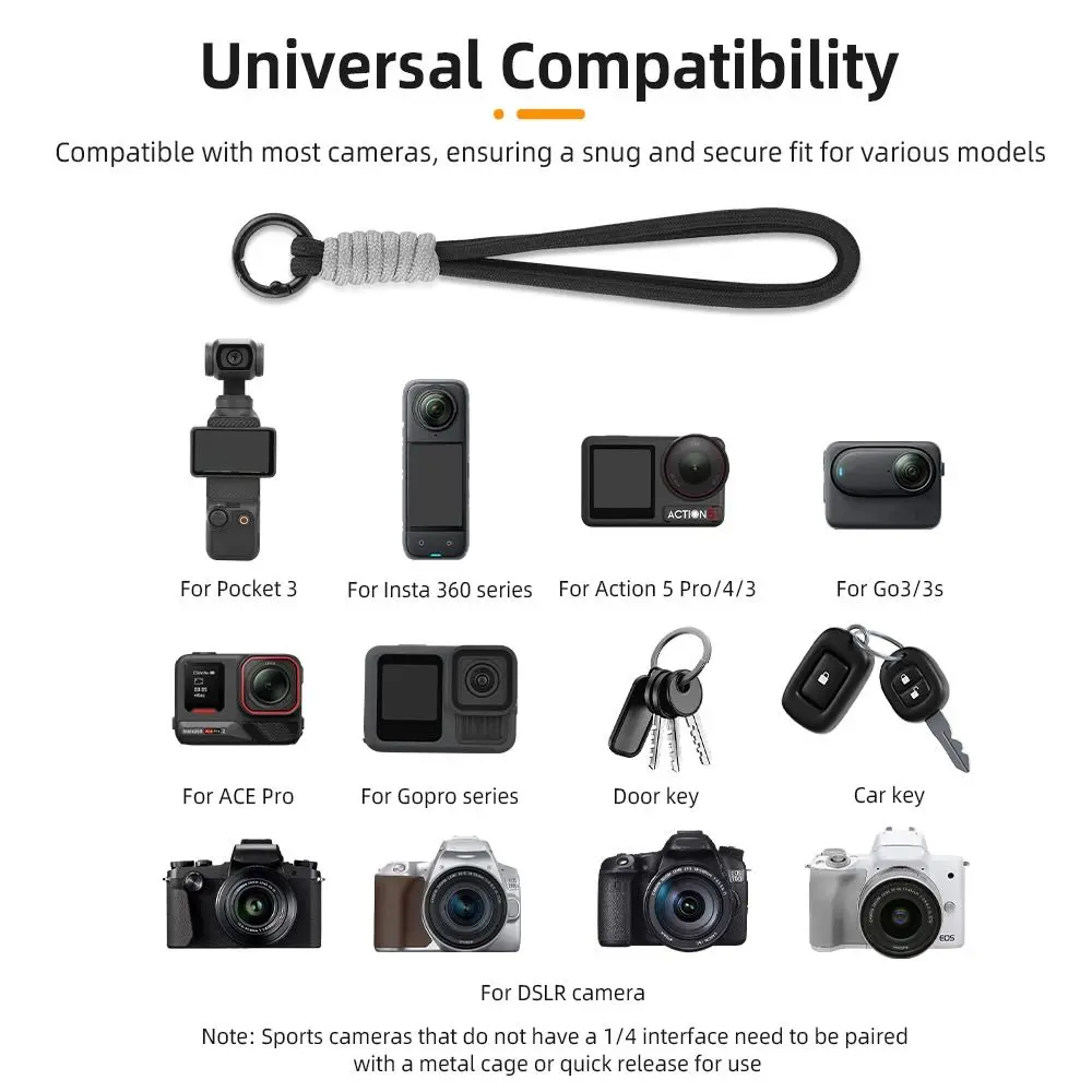 Красочный нейлоновый ремешок портативные аксессуары для рук с винтовым