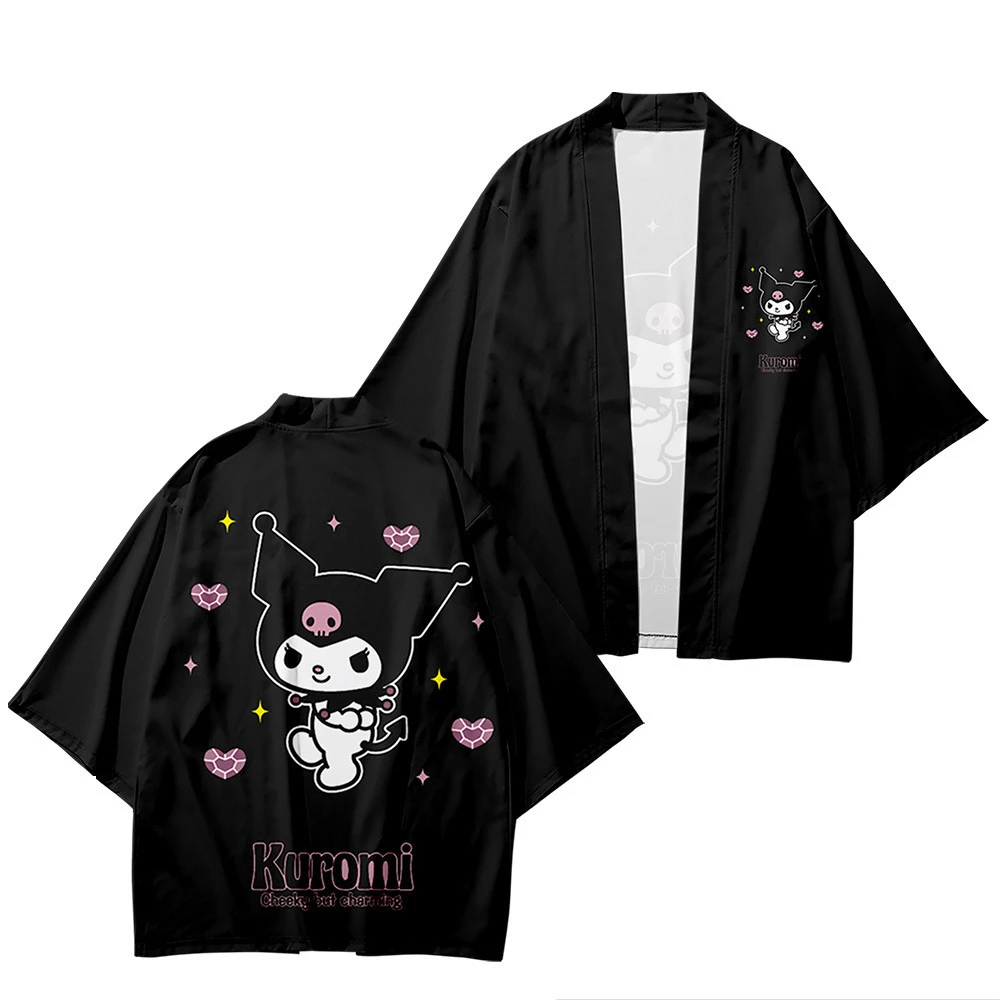 Аниме My Melody Wafuku Please Кимоно Косплей Хаори Куроми Каваи Печать Юката Унисекс