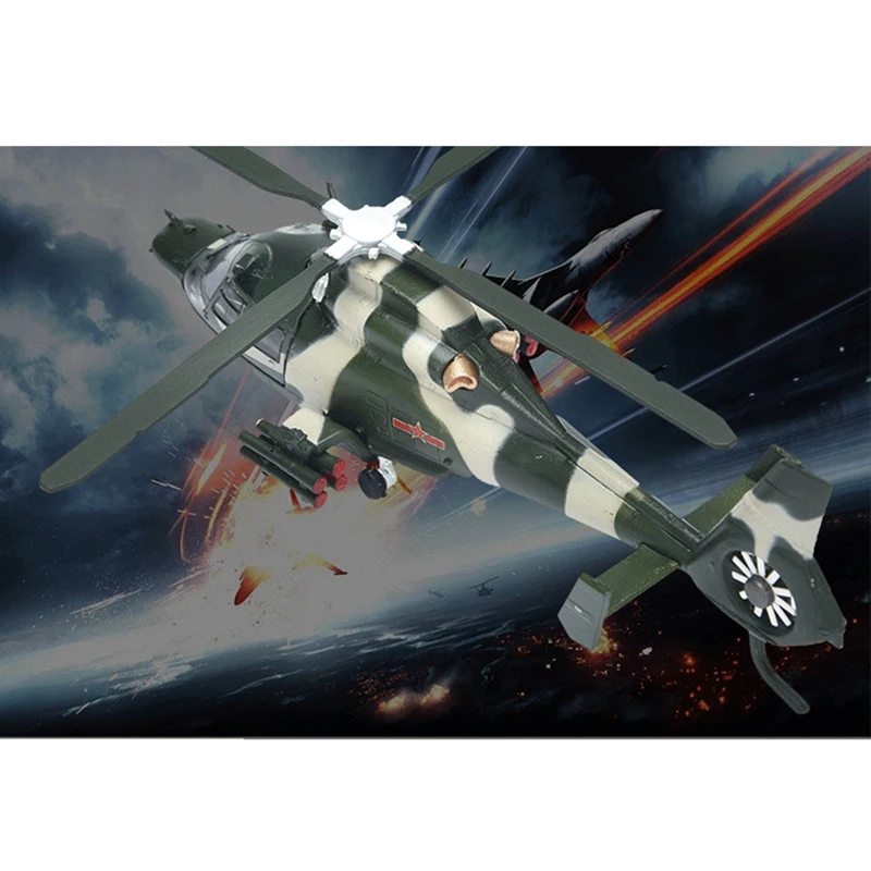 Модель самолета в масштабе 1/100 года с военным вертолетом модель статического