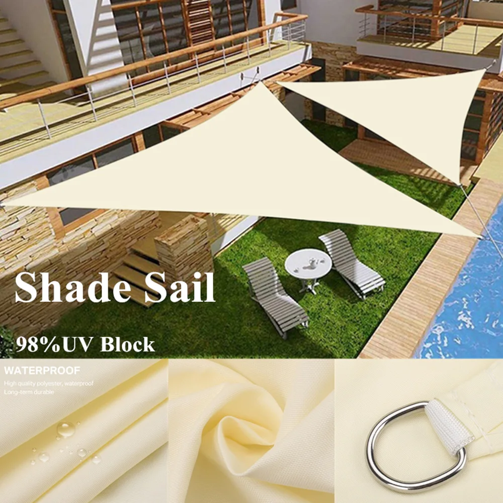 

Waterproof Awning Multi-Shape Outdoor Sun Shade Sail Garden Canopi Terrace Car Sun-Shelter Canvas Courtyard Pool Sunshade Sail