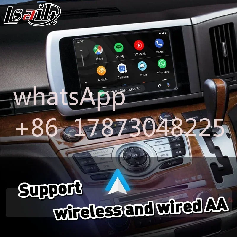 Интеграционный видеоинтерфейс Lsailt CP + AA OEM для Nissan Elgrand E51 Series 3 2007-2010 гг.