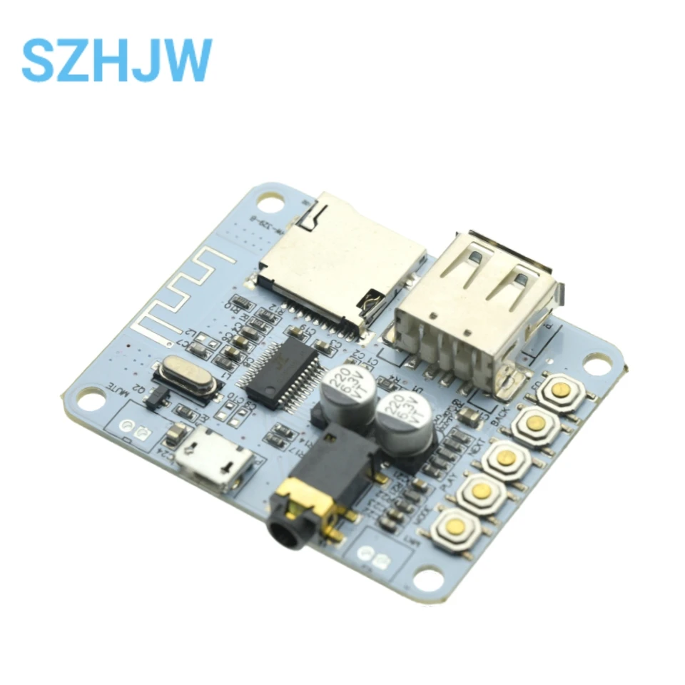 Плата аудиоресивера Bluetooth с USB-разъемом для TF-карты декодирование