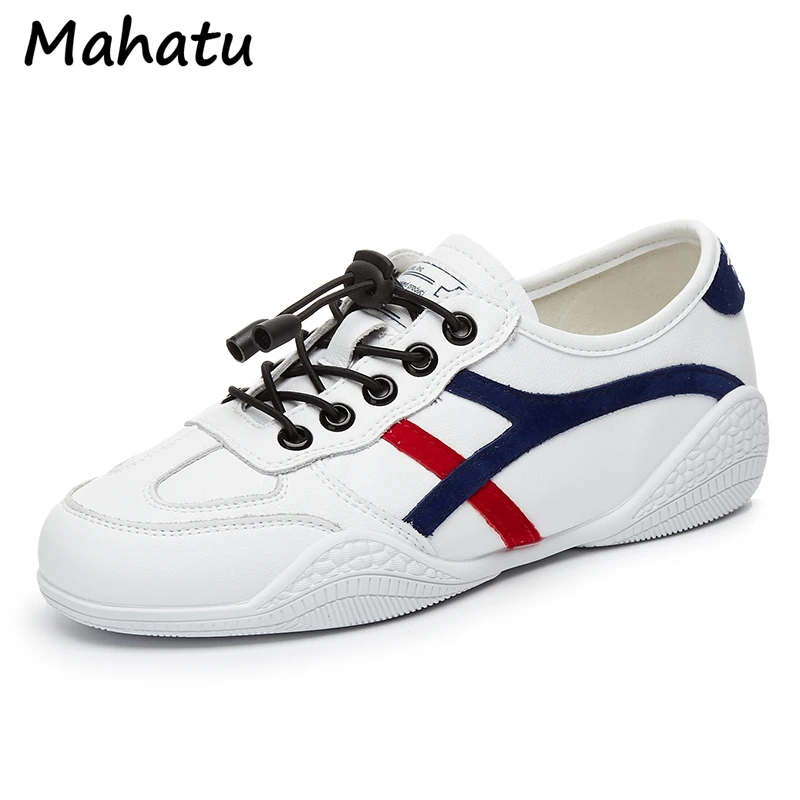 

Women Genuine Leather Running shoes Flat Breathable Jogging Cheap Quazapatos Casual Correr Lady Women's Breathable Sport Shoes