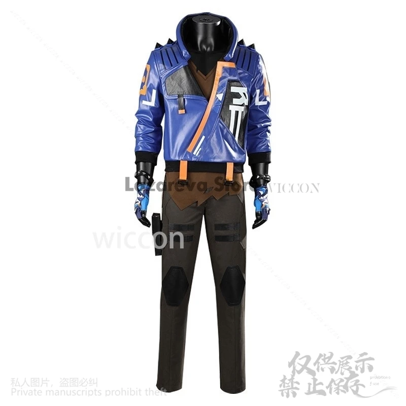 Аниме игра Valorant косплей Йору костюм куртка перчатки мужские нарядные наряды