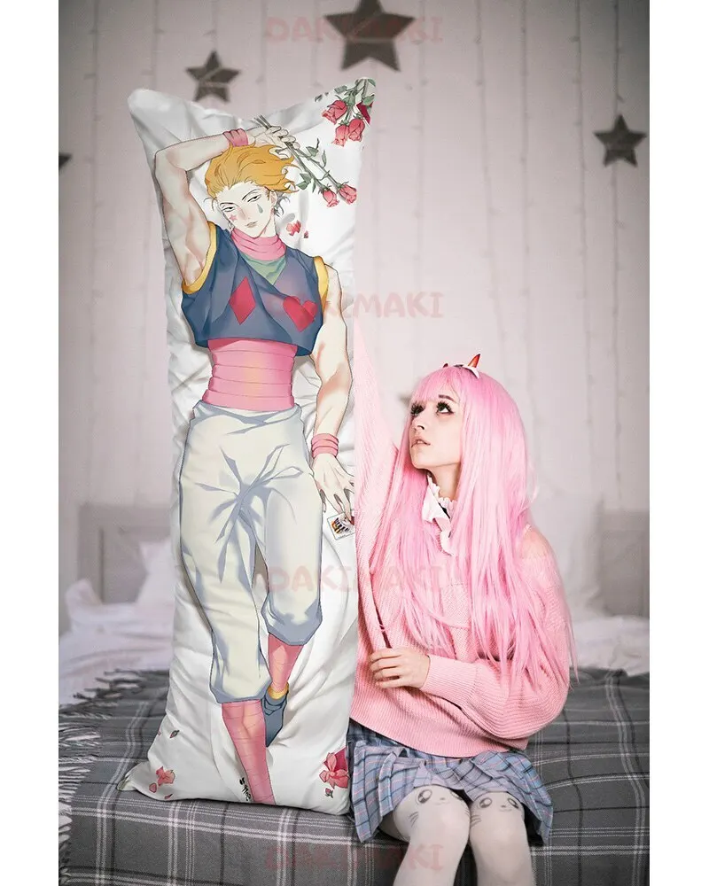 Dakimakura хисока мороу Hunter x item No. D0870 150 х50 and 180 x60 cm |
