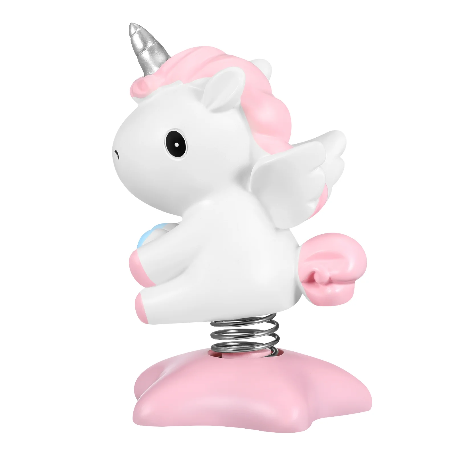 

Tabletop Figurines Unicorn Car Ornament Resin Decorations Desk Topper Craft Spring