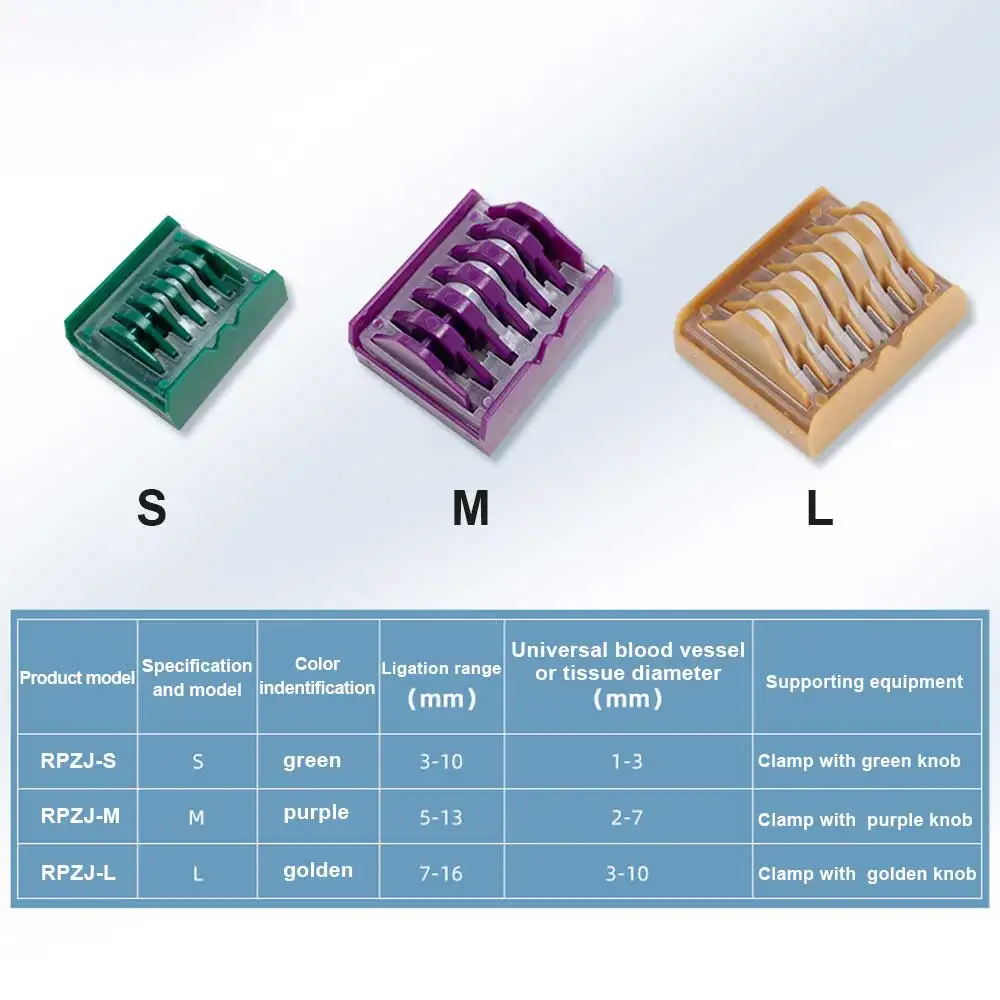 1 шт. медицинские пластиковые лапароскопические полимерные лигационные зажимы