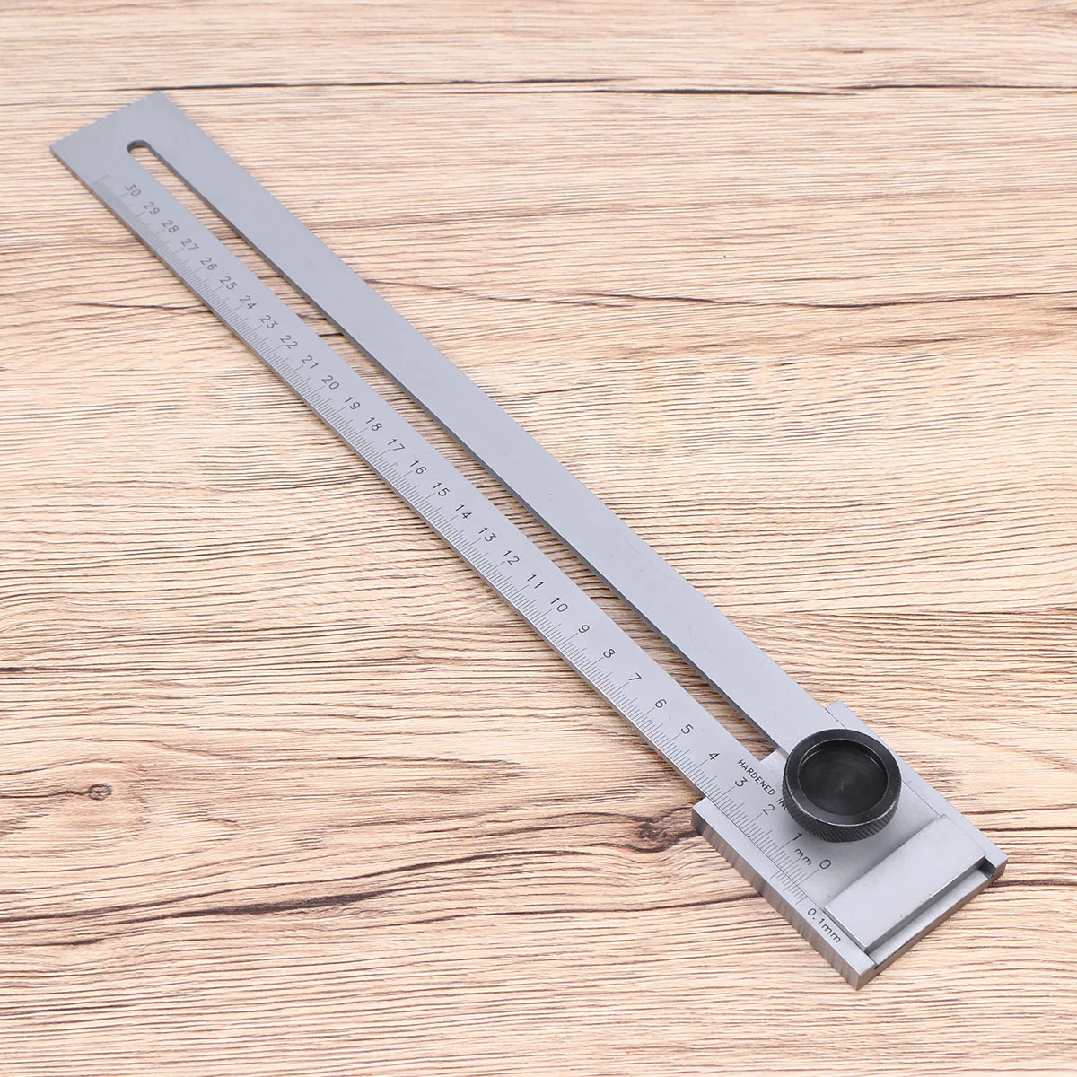 

300mm Parallel Ruler Marker Precision Stainless Steel Marking Gauge Line Ruler (Silver)