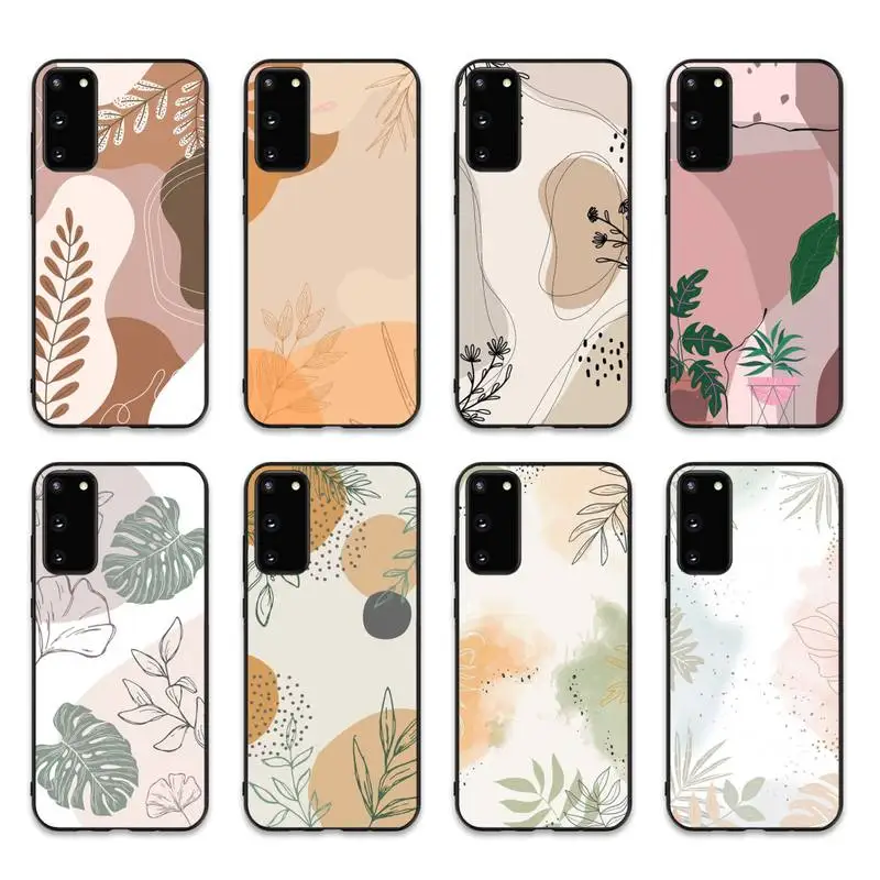 

Painted Flowers Phone Case for Samsung S10 21 20 9 8 plus lite S20 UlTRA 7edge
