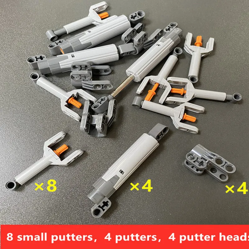 Random Bulk High-Tech Parts Building Block Gear Cross Axle Bricks Lift Arm Pin DIY Car Robot Bricks Educational Toys Kids Gifts images - 6