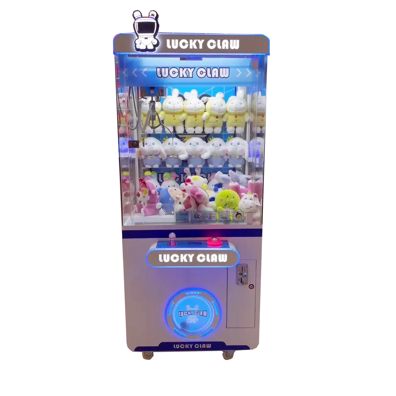 Аркадный приз кран игра с плюшевым мишкой машина монетоприемником Lucky Box Claw Machine