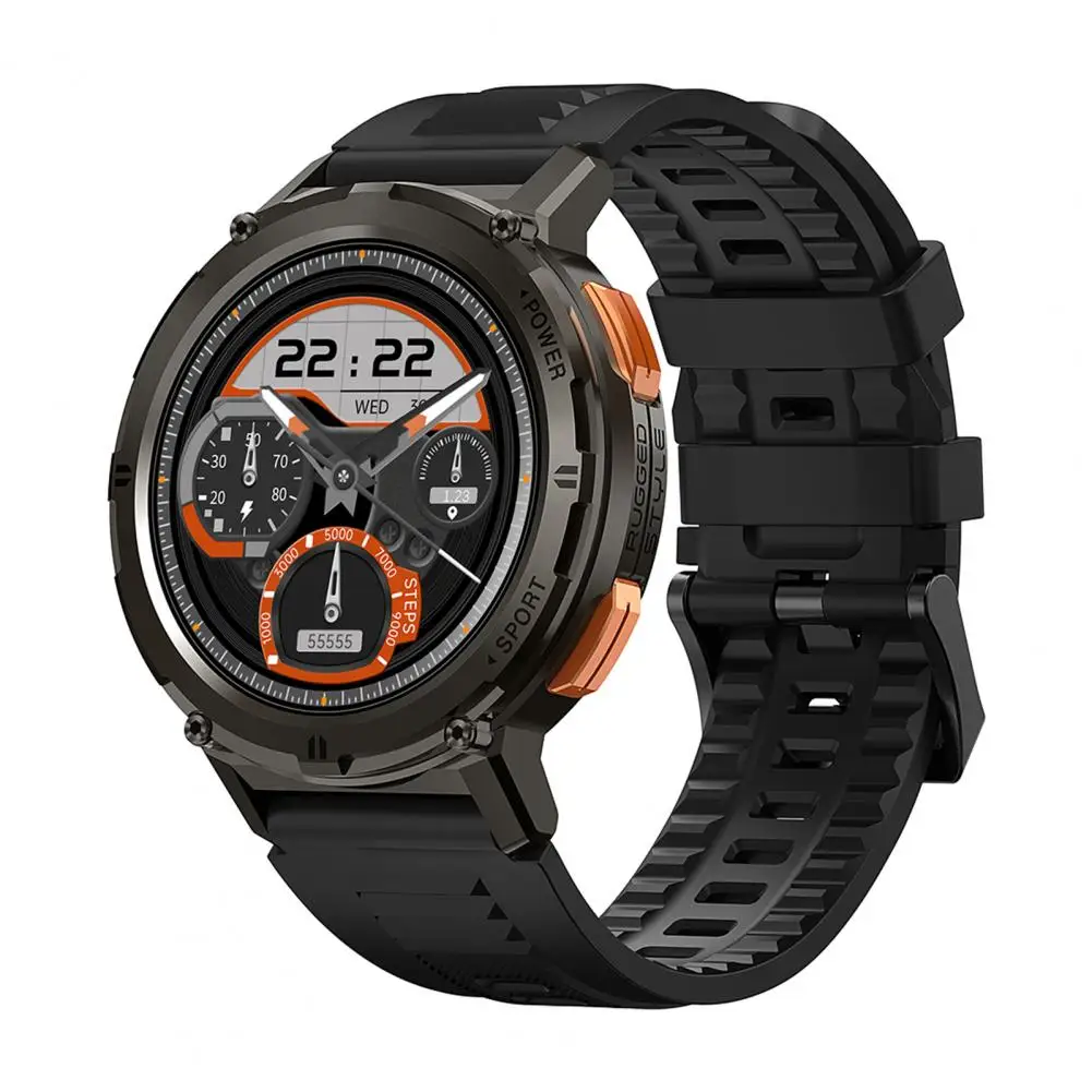 

Модные электронные часы с датчиком пульса, широкая совместимость, цифровые наручные часы 5ATM и iP69K, водонепроницаемые, для ежедневного использования