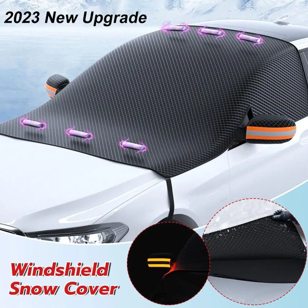 

Magnetic Windshield Cover For Waterproof Auto Cover With Mirror Cover 4 Seasons Frost Guard Sunshade Car Accessories