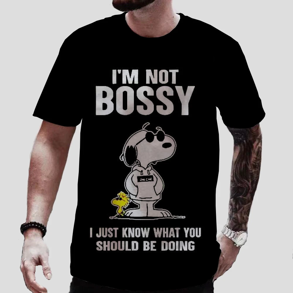 Спортивная женская футболка Snoopy с коротким рукавом