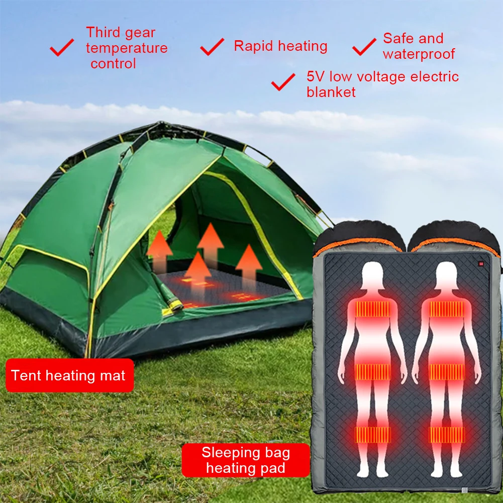 Одеяло для физиотерапии 3-ступенчатый спальный матрас коврик с подогревом 8 зон