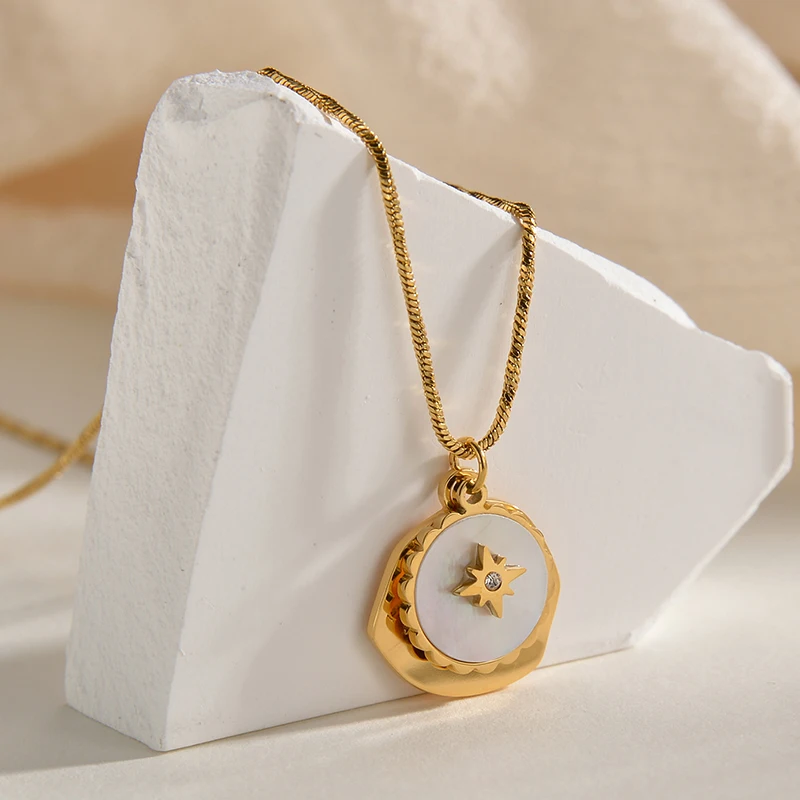 

Gold Color Plated Necklace For Women Girls Men Stainless Steel Fashion Adjustable Chain Collar Jewelry