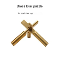 brass tee burr puzzle burr puzzle set adult kill time boring artifact childrens educational unlock toys