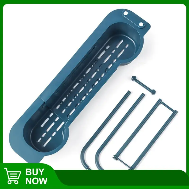 

Кухонная телескопическая стойка для раковины, органайзер, сушилка, стойка, расширяемая корзина для хранения, регулируемый держатель для ва...