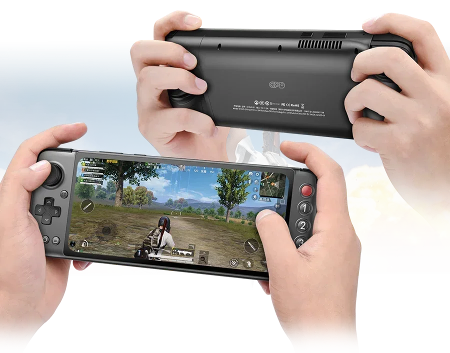 Фото Оригинальный игровой процессор GPD XP 6,81 дюйма, 6 ГБ/128 ГБ, Android 11, процессор MediaTek Dimensity 1200, 8-ядерная портативная игровая консоль для видео, ноутбук №4