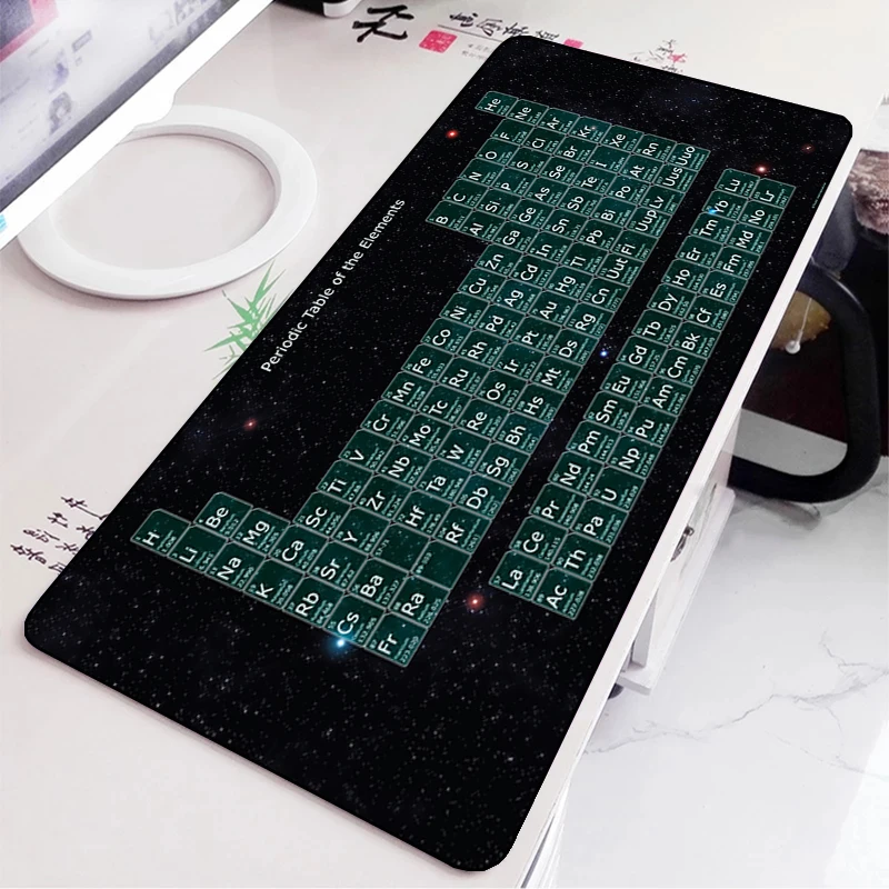 

Periodic Table of the Elements Gaming Mouse Pad Large Kawaii Mousepad Gamer Pc Accessories Desk Protector Keyboard Mat Deskmat
