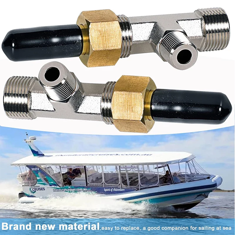 Фото Комплект сливных тройников (Bleeder Tee Kit) для замены SeaStar 3004.6439 HF4202, подходит для всех цилиндров Baystar (2 шт. в комплекте) №1