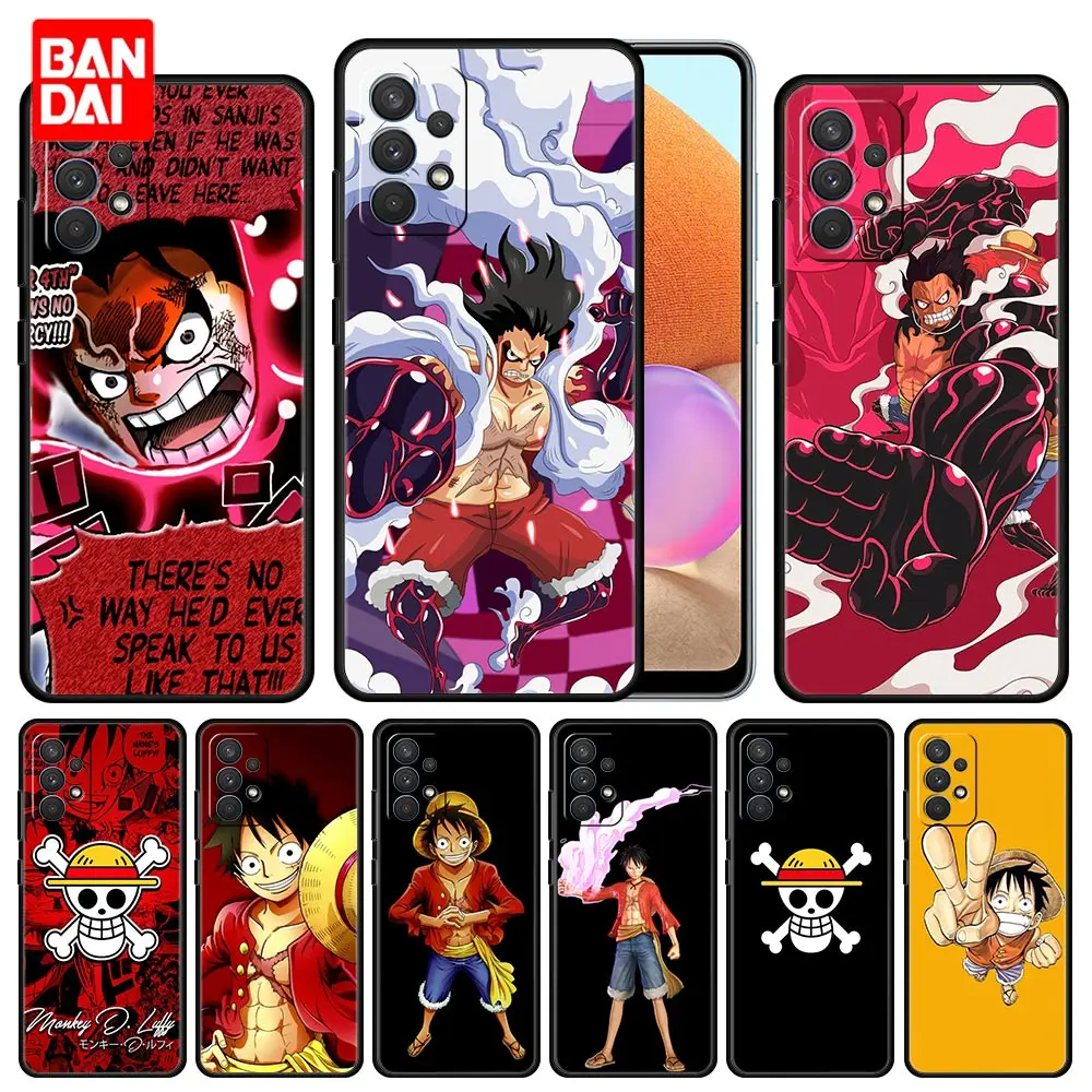 

Cover Case for Samsung Galaxy A51 A52 A03 A13 A31 A32 A50 A70 A71 Note 20 Ultra 5G Bag Capa Armor One Piece Monkey D Luffy