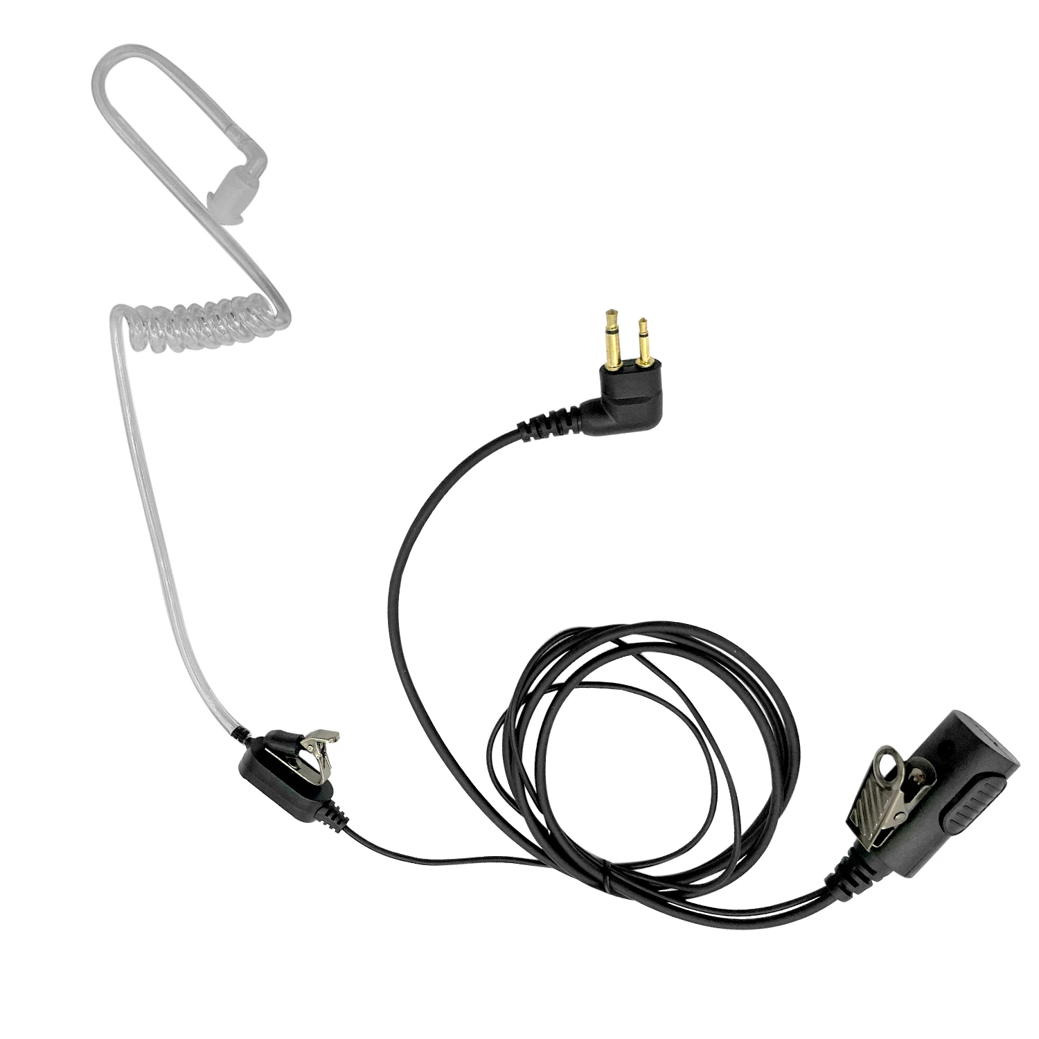 Walike Talkie Earpiece with  Adjustable Volume Headset Compatible with Motorola CLS1410 CLS1110 BRP40 CP200 CP200D CP185