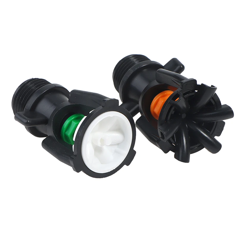

1/2" Male Thread Rotating Scattering Sprinklers Mini Wobbler Irrigation Spray Nozzle Garden Lawn Farmland 360° Watering Nozzles