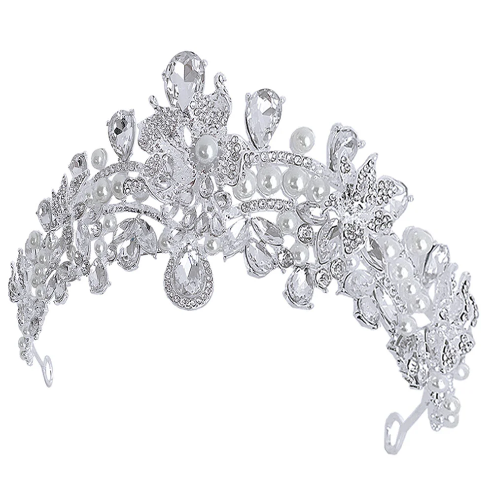 

Crown Wedding Crowns Bride Tiara Women Bridal Tiaras Accessories Headpiece Crystal Headband Birthday Rhinestone Pageant Princess