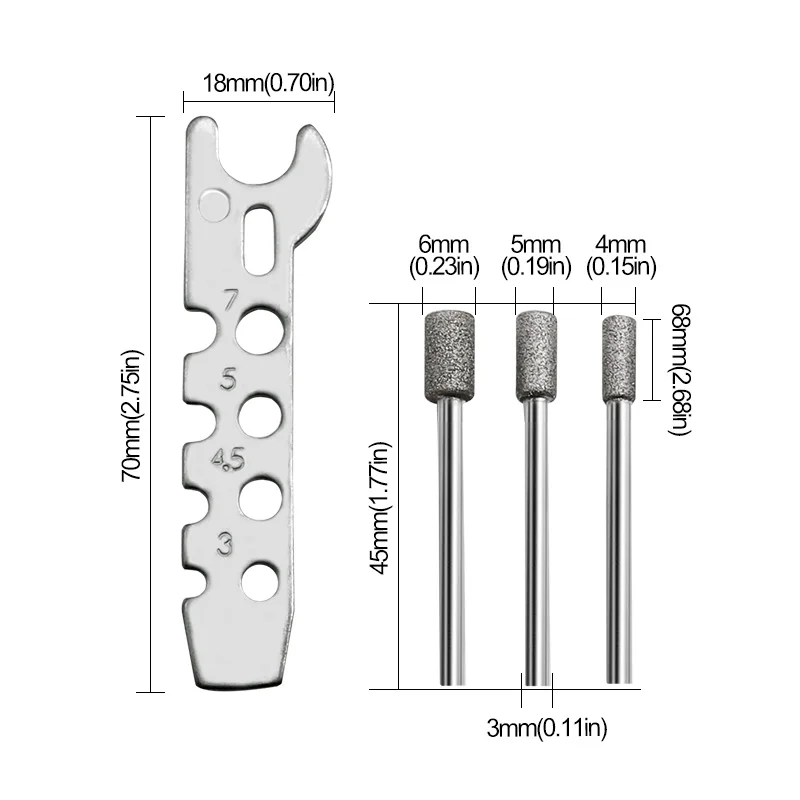 Насадка для заточки цепная пила инструменты шлифования зубьев используется с