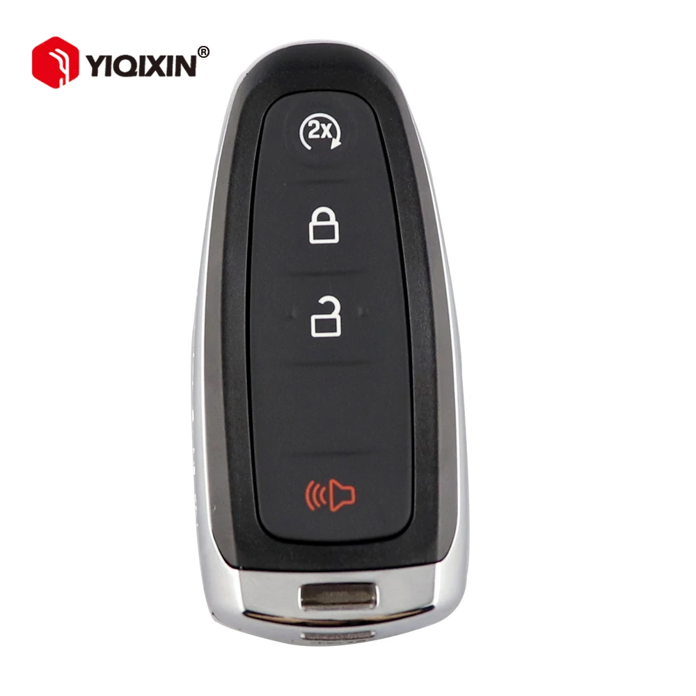 Умный ФОБ YIQIXIN для Ford Edge Explorer Escape Flex Taurus 2011 2012 2013 2015 лезвие Uncut FO38 HU101
