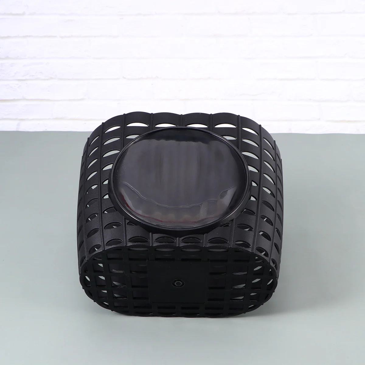 

1pc Plastic Children Basket Detachable Bike Storage Basket for Kids Bike(Black)