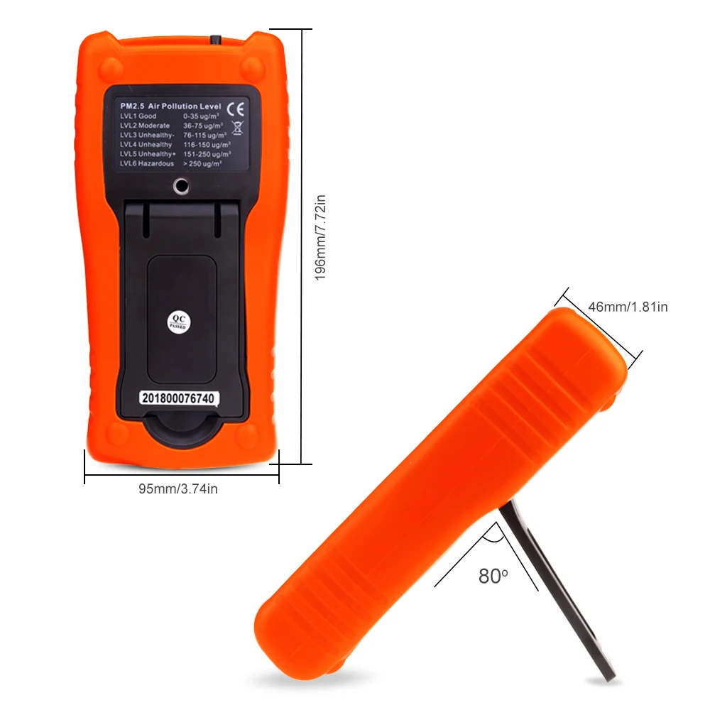 BT-5800D Тестер формальдегида-лазерный детектор PM 2 5/мин 10 датчик измерения